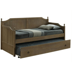 Postel s přistýlkou BAROBA 90x200 dub antický masiv