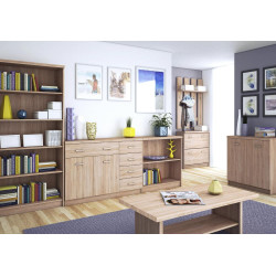 Regál TOPTY TYP 31 dub sonoma – univerzální úložný prostor