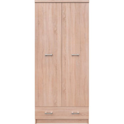 Skříň 2D1S, dub sonoma, TOPTY TYP 30