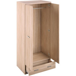Skříň 2D1S, dub sonoma, TOPTY TYP 30