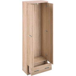 Skříň se zrcadlem 2D1S/60, dub sonoma, TOPTY TYP 38