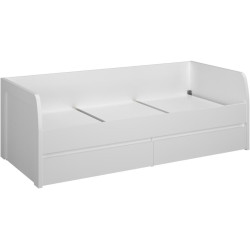 Postel 2S, 90x200 bílá, ERODIN