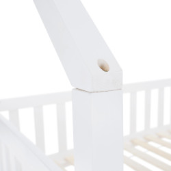 Montessori patrová postel 90x200, bílá, VENITA TYP 2