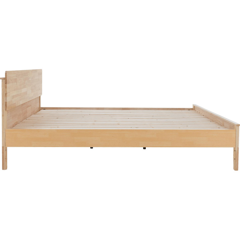 Manželská postel NOEMI 160x200 masivní dřevo přírodní