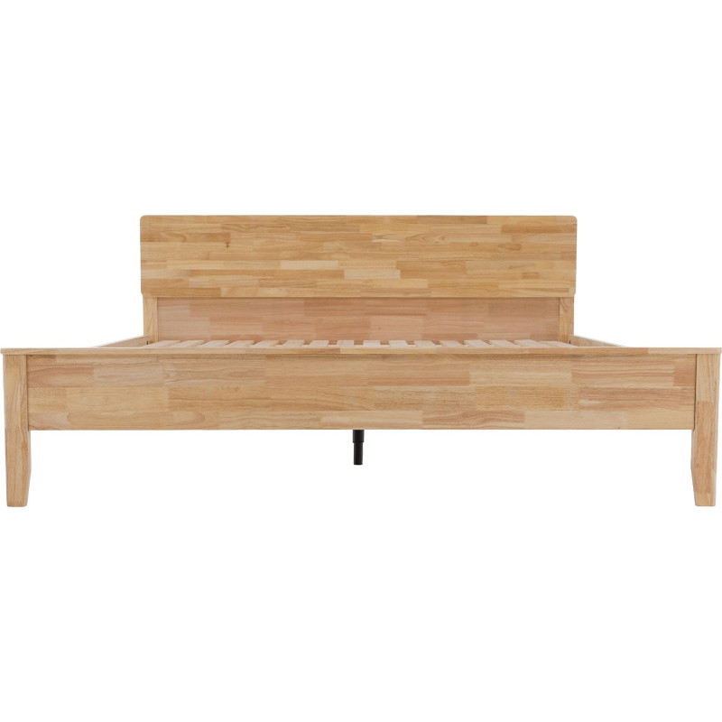 Manželská postel NOEMI 160x200 masivní dřevo přírodní