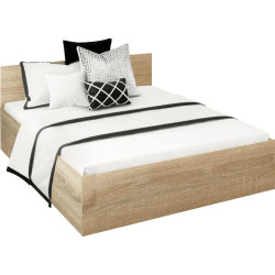 Postel DOLI 160x200 dub sonoma s úložným prostorem