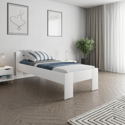 Postel BASIS, 90x200, bílá