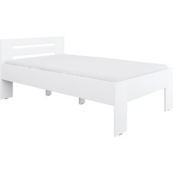 Postel BASIS 120x200 bílá moderní jednolůžko