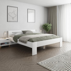 Postel BASIS, 180x200, bílá