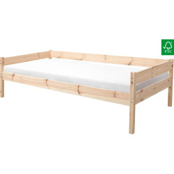 Dřevěná postel BENY 90x200 smrk s roštem