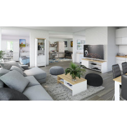 Postel s úložným prostorem JESI NEW, 160x200, kaštan nairobi