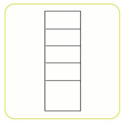 Skříň KORA jednodveřová, policová, samoa king