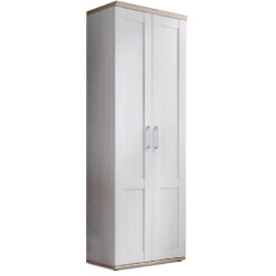 Policová skříň PROVENSAL bílá dub san remo