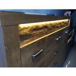 Skříň INFINITY I-01, jasan tmavý