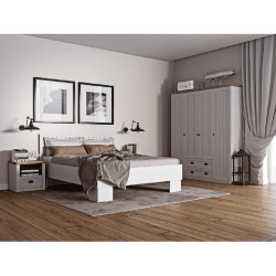 Skříň PROVANCE, DTD laminovaná, sosna Andersen / dub lefkas