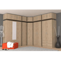 Nástavec na skříň INVITA  TYP 6, dub sonoma