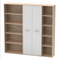 Skříň MAURUS NEW MA50 dub sonoma bílá moderní