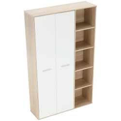 Skříň Maurus NEW MA52, dub sonoma / bílá