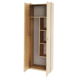 Kombinovaná skříň NATALI dub sonoma úzká