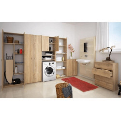 Kombinovaná skříň NATALI TYP 6, DTD laminovaná, dub sonoma