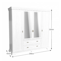 Skříň KORA KS3, sosna andersen