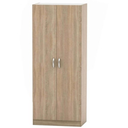 Šatní skříň BETTY 2 dub sonoma se zásuvkami