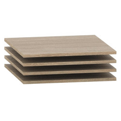 Police do skříně TEMPO ASISTENT dub sonoma