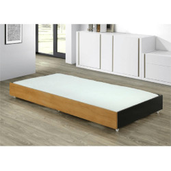 Zásuvný kontejner MAKIRA, masivní dřevo, dub