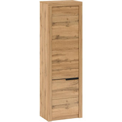 Policová skříň V1, dub wotan, levá, TORONTA