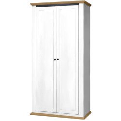 Skříň LEON MZ2 bílá dub grand provensálská