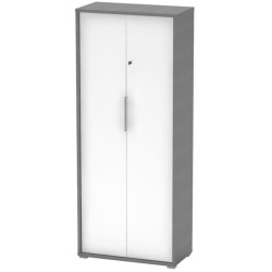 Skříň RIOMA se zámkem grafit bílá kancelář