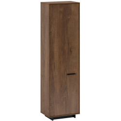 Skříň, dub bolzano / černá, levá, DELIS V1