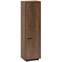 Skříň, dub bolzano / černá, pravá, DELIS V2