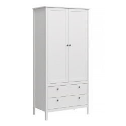 Kombinovaná skříň OLJE bílá 2D2S se šuplíky