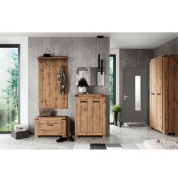 Skříň MORATIZ 2D1S, dub wotan