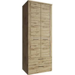 Skříň DORSI 2D2S dub navarra se zásuvkami 80 cm