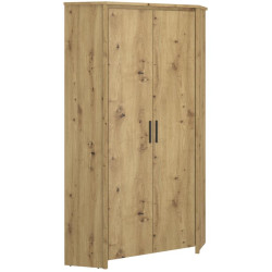 Rohová skříň AIRON 2D, dub artisan