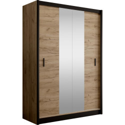 Skříň CRAFT 150x215 cm s posuvnými dveřmi a zrcadlem