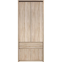 Věšáková skříň NORTY TYP 22, dub sonoma 4D1S/70
