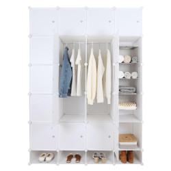 Modulární multifunkční skříň ZAFOD, bílá