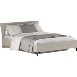 Postel DOMCA 160x200 Taupe s úložným prostorem a roštem