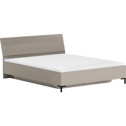 Manželská postel DOMCA, 160x200, šedohnědá Taupe