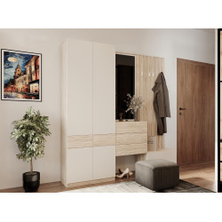 Skříň VERTIO SZF4D2S dub sonoma/kašmír s 2 zásuvkami