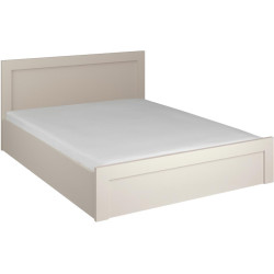 Postel KAROS 160x200 s úložným prostorem kašmír/dub evoke