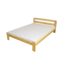 Postel ASIA 90x200 borovice lakovaná a 12 laťkový rošt