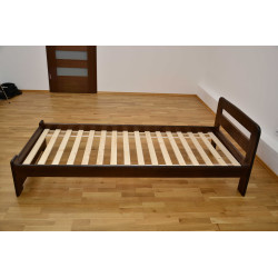 Postel PRIMO 90x200 cm ořech, bez roštu výprodej