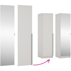 Korpus skříně 50, policový, kašmír, KREO