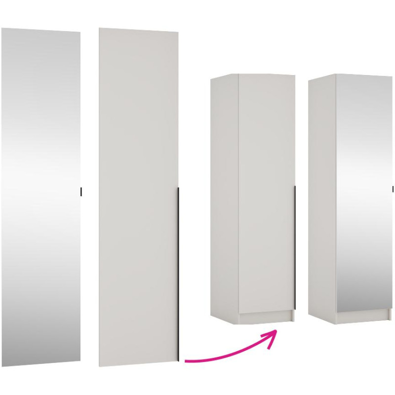 Korpus skříně 50, policový, kašmír, KREO