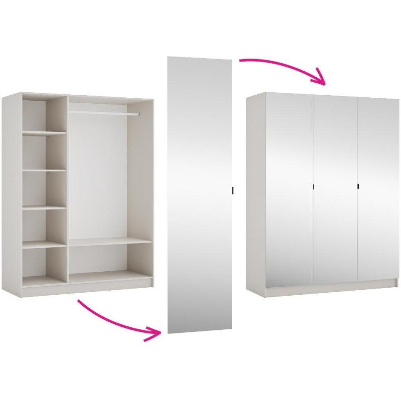 Korpus skříně 150 Kreo, kašmír