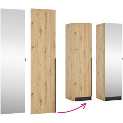 Korpus skříně 50, policový, dub artisan, KREO